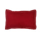 Bed Quilt Polyester Blend With Towel Embroidery with Tassels Wine Red - 90" x 108", 17" x 27"