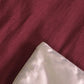 Quilt Patchwork With Embroidery Cotton 400TC Maroon - 90" X 108", 17" X 27"