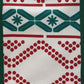 Oven Mitten Padded  - Heat Resistant - Cotton Blend Aztec Multi - 5.5in x 26.5in