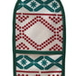 Oven Mitten Padded  - Heat Resistant - Cotton Blend Aztec Multi - 5.5in x 26.5in
