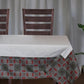 Table Cover Cotton Blend Patchwork with Printing Beige - 52" X 84"