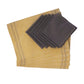 Chawal Taka Embroidered  Mats Napkins (Set of 6 each) Cotton Blend Green Grey - 13x18in, 16x16in