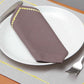 yellow embroidered grey colored placemats with grey colored cotton napkins - 13x19 inch