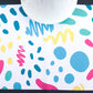 Table Runner Poly Canvas Fun Geometric Pattern White Black - 12" X 84"