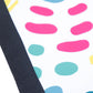 Table Runner Poly Canvas Fun Geometric Pattern White Black - 12" X 84"