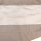 Table Runner 100% Polyester  Brocade Patchwork Off White Golden Brown - 12" X 84"