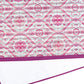 Table Runner Poly Canvas Digital Print With Flat Piping  Multi - 12" X 84"