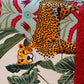 Table Runner Poly Canvas Digital Animal Print Multi - 12" X 84"