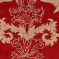 Table Runner Polyester Embroidery Red - 12" x 84"