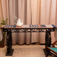 Table Runner Poly Canvas Geometric Print Multi  - 12" X 84"