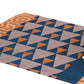 Table Runner Poly Canvas Geometric Print Multi  - 12" X 84"