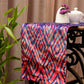 Table Runner Velvet Geometric Paisley Multi  - 12" X 84"