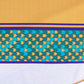 Table Runner Poly Canvas Geometric Pattern Yellow - 12" X 84"