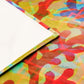 Table Runner Velvet Abstract Print  Olive Green - 12" X 84"