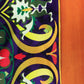 Table Runner Abstract Digital print  Green - 12" X 84"