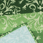 Table Runner Digital print Green - 12" X 84"