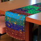 Table Runner Floral Digital print  Multi - 12" X 84"