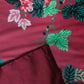 Table Runner Floral Digital Print Maroon - 12" X 84"