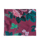 Table Runner Floral Digital Print Maroon - 12" X 84"