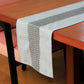 Table Runner Embroidered Grey - 12" X 84"