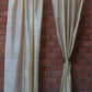 Door Semi-Sheer Door Curtain Single Curtain-52" X 90" (Motif, Gold)