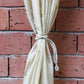 Door Semi-Sheer Door Curtain Single Curtain-52" X 90" (Motif, Gold)