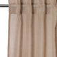 Door Sheer Curtains Polyester Blend Plain Cream - 54" X 84"