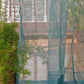 Door Transparent Sheer Curtain Digital print Ikat Sage Green - 54" X 90"