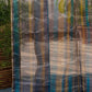 Door Transparent Sheer Curtain Polyster Striped Grey - 54" X 90"