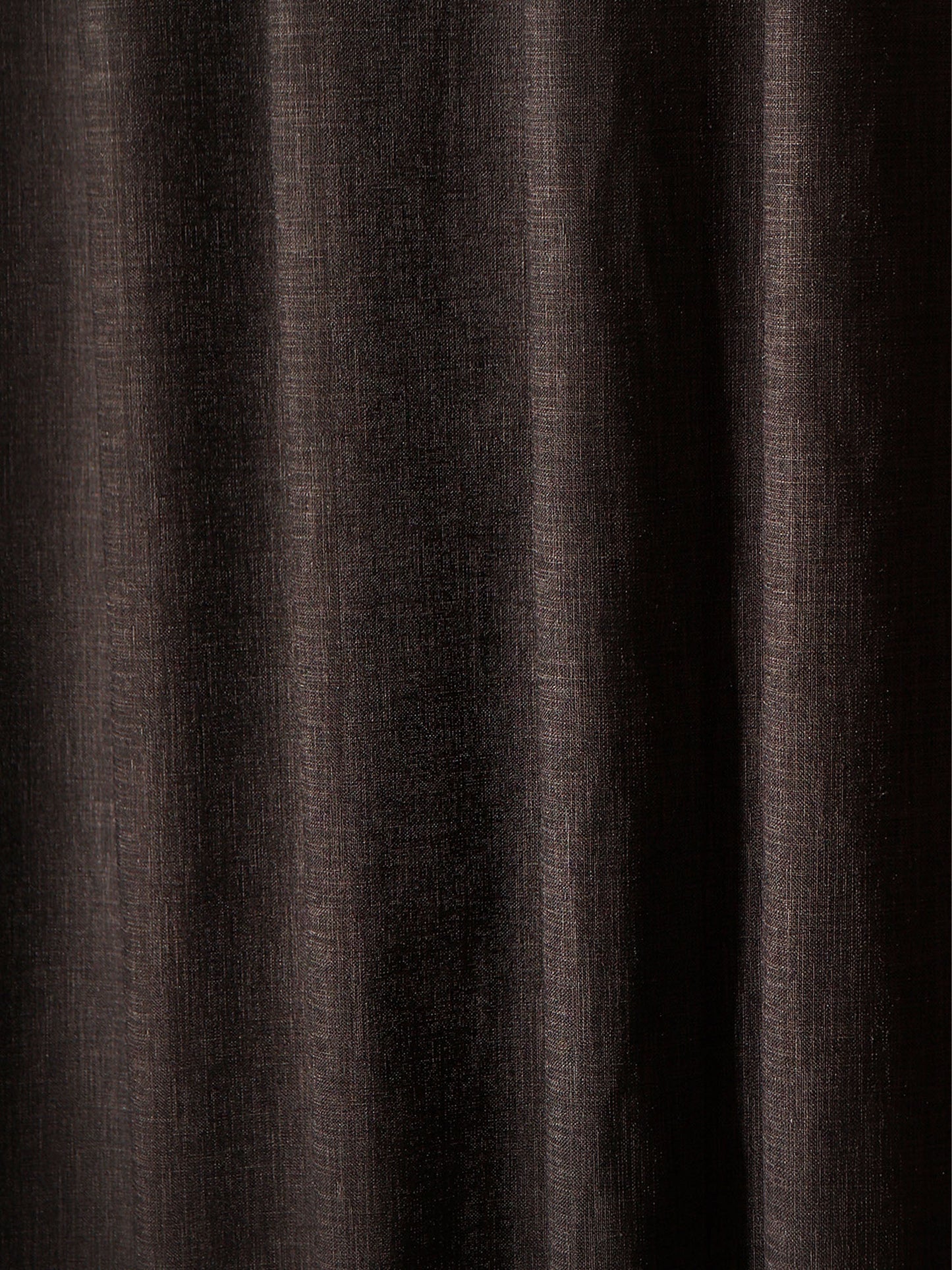 Window Curtain Polyester Blend Basket Weave Dark Grey - 50" X 60"