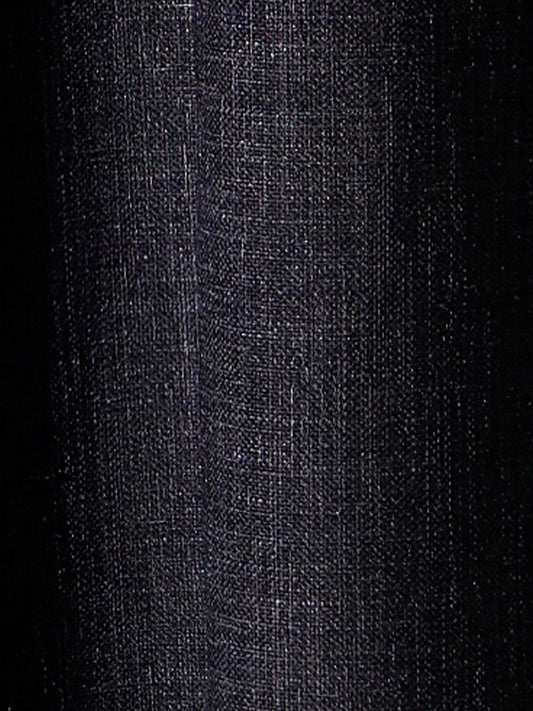 Window Curtain Polyester Blend Basket Weave Dark Blue - 50" X 60"