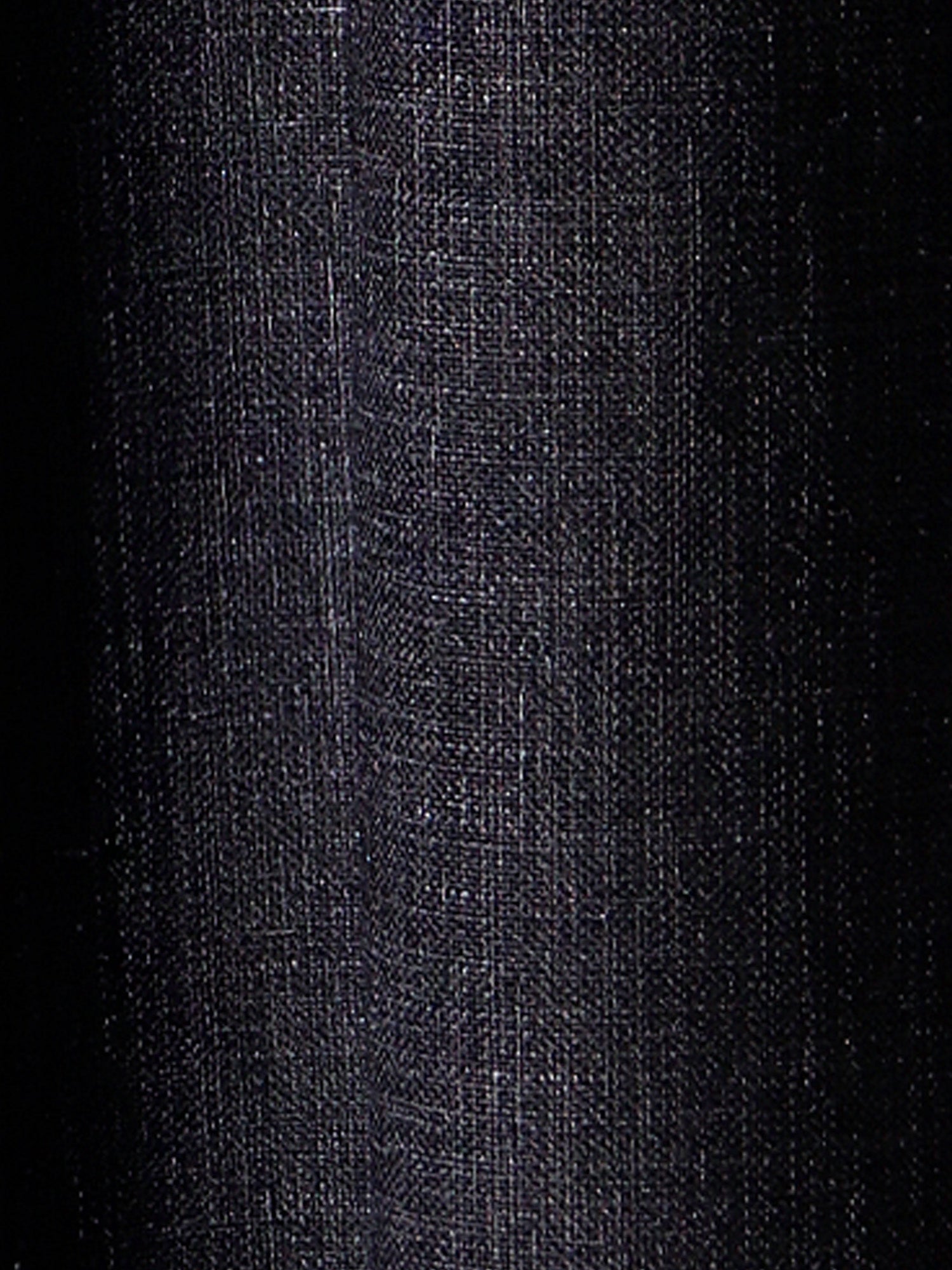 closeup of set of 2 door curtain with rod pocket - dark blue - 50x84 inch