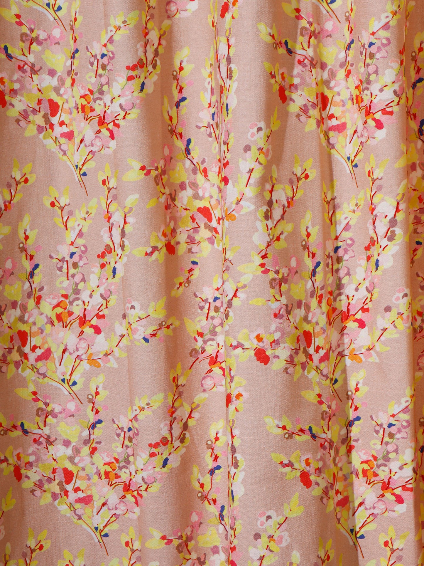 Door Curtain Cotton Blend Floral Digital Print Multi  - 50" X 84"