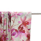 Window Curtain Cotton Blend Floral Beige with Pink - 50" X 60"