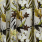 Door Curtain Cotton Blend Digital Print Floral Earthy Orchid - 84" X 50"