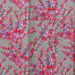 Door Curtain Cotton Blend Digital Print Floral Pink and Red - 84" X 50"