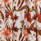 Door Curtain Cotton Blend Digital Print Floral Bright Orchid - 84" X 50"