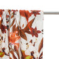 Door Curtain Cotton Blend Digital Print Floral Bright Orchid - 84" X 50"