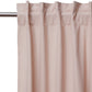 Curtain Cotton Blend Hidden Loop Plain Light Pink - 52" x 90"