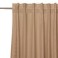 Curtain Cotton Blend Embroidered Beige - 52" x 90"