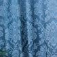 Door Curtain Screen Printed Abstract Rod Pocket Light Blue - 52" X 90"