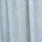 Sheer Curtain Semi Transparent Floral Block print Rod Pocket Off white - 52" X 90"