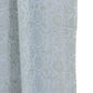 Sheer Curtain Semi Transparent Floral Block print Rod Pocket Off white - 52" X 90"