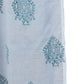Sheer Curtain Semi Transparent Motif Block Print Rod Pocket Off White - 52" X 90"