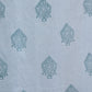Sheer Curtain Semi Transparent Motiff Block print Rod Pocket Off white - 52" X 90"