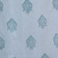 Sheer Curtain Semi Transparent Motif Block Print Rod Pocket Off White - 52" X 90"