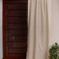 Transparent Sheer Floral Banarasi Brocade Gold- 42"x 84"