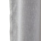 Door Semi Transparent Sheer Polyester with Silver Embroidered Motif White - 54" x 84"