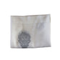 Door Semi Transparent Sheer Polyester with Silver Embroidered Motif White - 54" x 84"