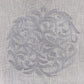 Door Semi Transparent Sheer Polyester with Silver Floral Embroidery White - 54" x 84"